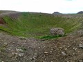 A retired volcanic crater in Reykjanesflkvangur.