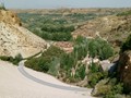 Descending the Sierras toward La Calahorra.