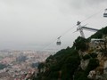 Cable cars are the quickest and most expensive way to the Upper Rock Nature Preserve.