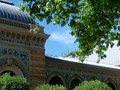 A field house in the Retiro where they have free art exhibits.