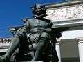 Velasquez presiding over the thousands in line at the Prado Museum.
