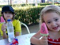 Stopping for some helado in the Jardines del Transito.