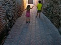 Walking through some Toledo alleys avoiding the heat of the sun.