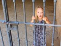 Found some bars to lock her in near the Sant Pere gates.