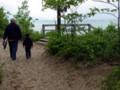 We found the lake and avoided the huge swaths of poison ivy.