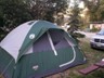 Our comfortable, and mostly bear-free campsite, at the Paradise Valley KOA, north of the park.