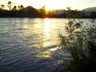 The Yellowstone River passing through the low part of Paradise Valley.
