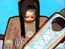 That mother looks like a dude! At Wall Drug.