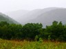 A stormy afternoon swept into the Mississippi bluffs and hills around LaCrosse.