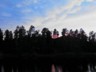 The front moved over Legion Lake, giving a lightning show while we ate dinner.