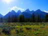 The Teton Range from the northeast.