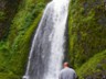 The top of Multnomah Falls on the Columbia Gorge Scenic Highway.