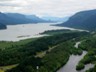 The mighty Columbia River as seen from Vista House at Crown Point.