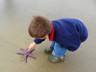 After some Mo's seafood, we walked the strand at Cannon Beach looking for stars.