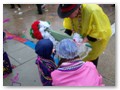 Andrew attracted attention from almost every float.