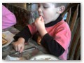The enxt morning, Andrew chows down at Poor Boy Lloyd's in downtown Baton Rouge.
