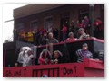 The parade ends in the chaotic Spanish Town neighborhood.