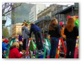 Nola residents are prepared and everyone has a ladder ready for the parade.
