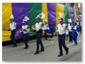 In between floats seemed to be every high school marching band in Louisiana.