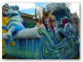 The masked royal of the Okeanos parade.
