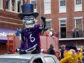 Welcome to New Orleans, where we could track the parade via an app on our phones.