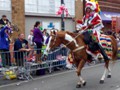 Mid-City is always escorted by these traditional Nola equestrian 