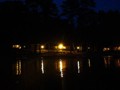 The Woodlands from Plum Lake during the cold night.
