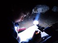 Nighttime research and art.