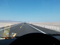 Driving through the desert toward Mexicali.